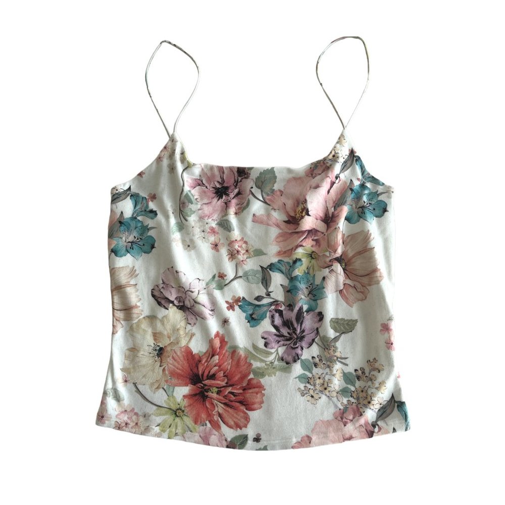 ✧ Floral tank top